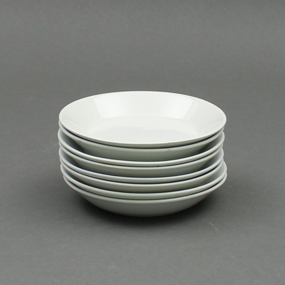 Image 1 of Kaj Franck (1911-1989) - juego de 8 platos - modelo Kilta - fabricante Arabia Finlandia - años 60