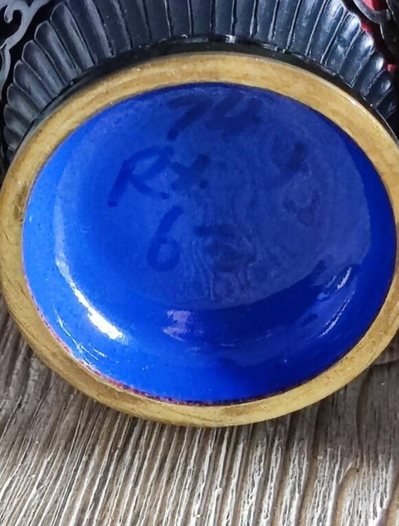 Image 1 of Cinnabar vase duo