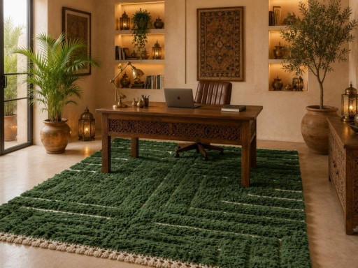 Handgeknüpfter marokkanischer Berberteppich, 200 cm x 300 cm – vloerkleden en tapijten, Cotton (photo 2 of 6)