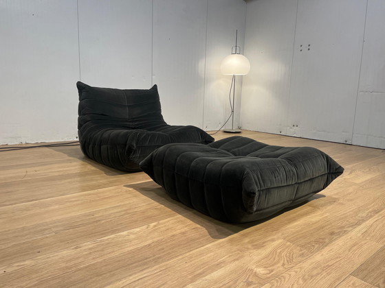 Image 1 of Ligne Roset Togo 1 zit + Poef Svezia