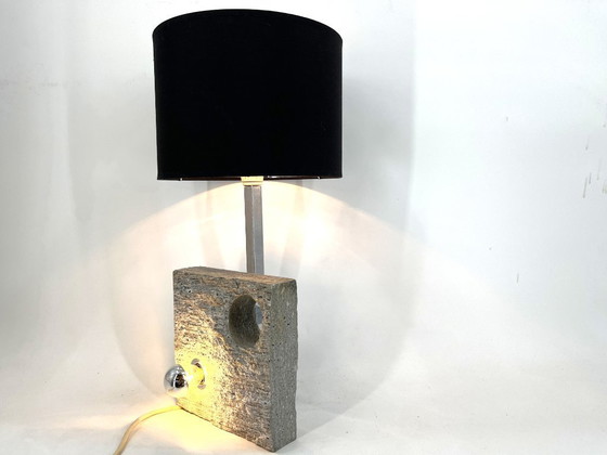 Image 1 of Post modern Stone table lamp, 1970s