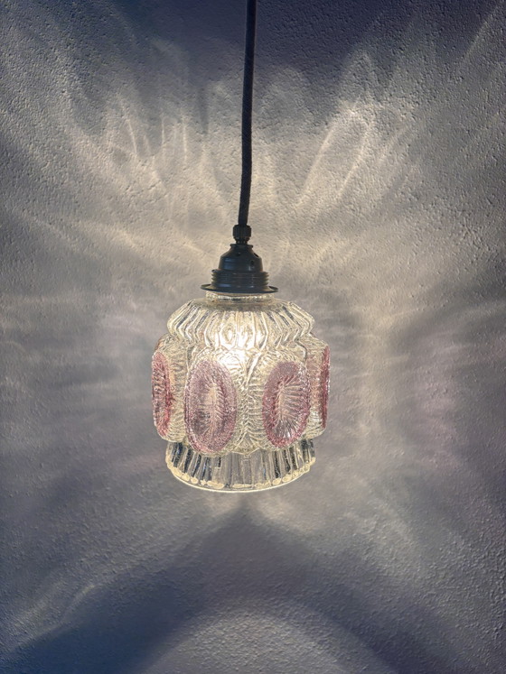 Lampada vintage portoghese – Lampade a sospensione, Glass, Metal (photo 4 of 5)