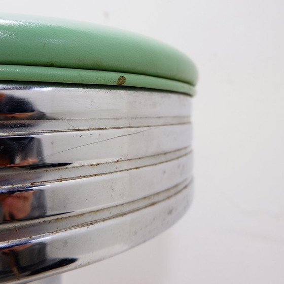 Image 1 of Coppia di sgabelli vintage in stile retrò degli anni '50.