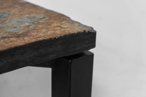 Image 1 of Brutalistischer Couchtisch aus norwegischem Schiefer, 1970er Jahre