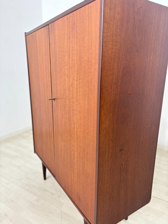 Image 1 of Danish teak linen cupboard / vintage cupboard / mid-century highboard