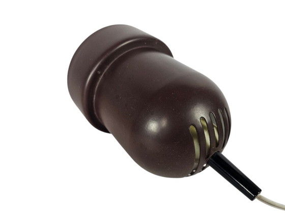 Image 1 of Philips - NWS-Serie - Pendelleuchten (2) - zylindrische Pendelleuchte - braun - 70er Jahre