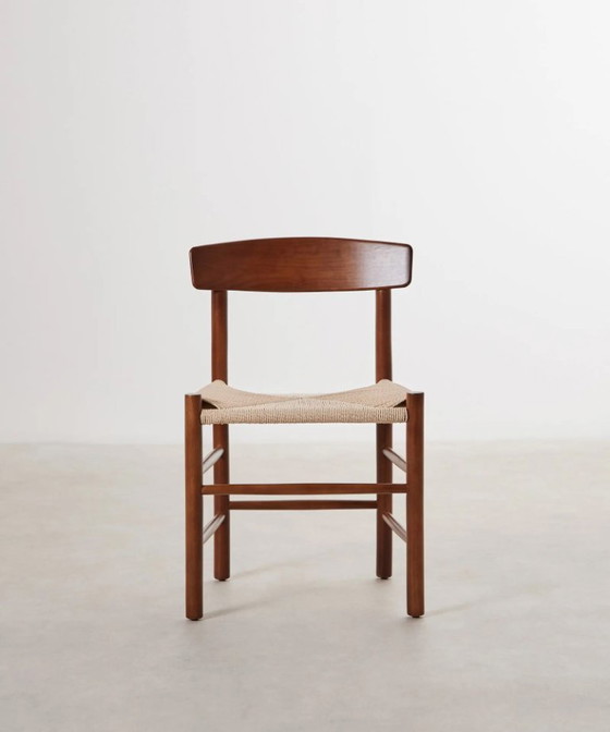 Image 1 of Alba chair in wood and rope – natural/Scandinavian style