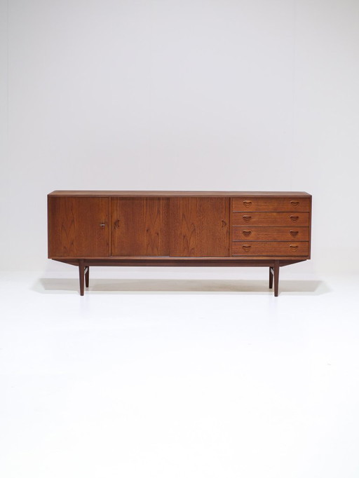Danish vintage teak lowboard sideboard