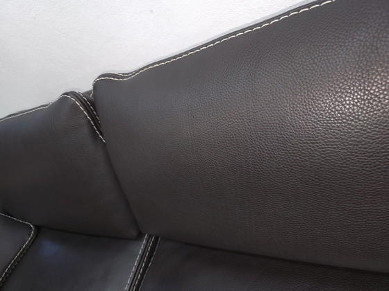 Image 1 of Sofá grande Roche Bobois, sofá de diseño, sofá de cuero marrón