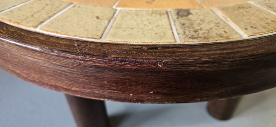 Image 1 of Raymonde Le Duc (geb. 1929) – Couchtisch aus Keramik und Holz, Vallauris, um 1960