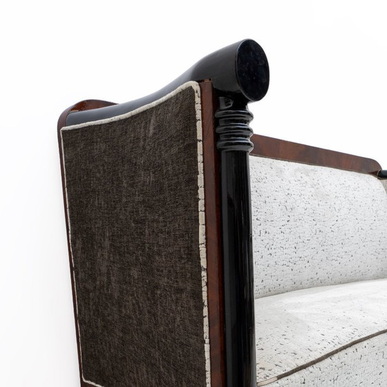 Image 1 of Fauteuils et canapé en acajou Biedermeier du XIXe siècle, Vienne, 1840