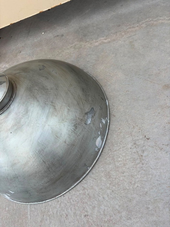 Vintage Industrial Metal Factory Pendant Lamp – Large Dome (photo 2 of 5)