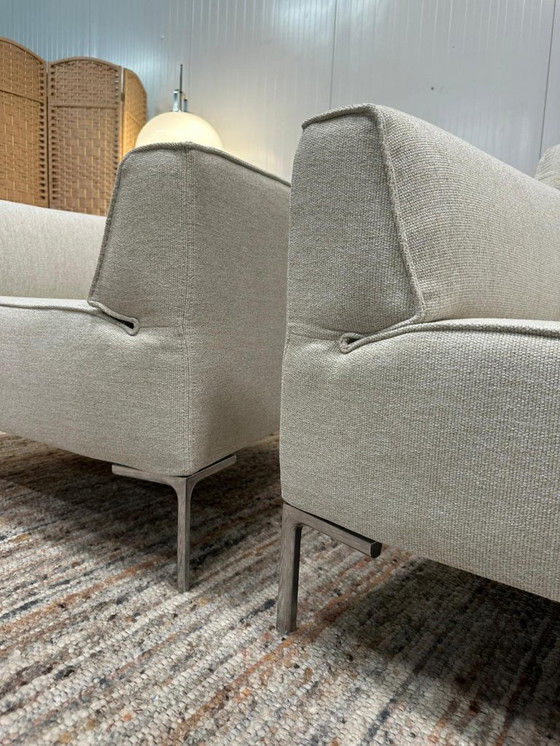 Image 1 of 2x Design on Stock Bloq Sessel ecru