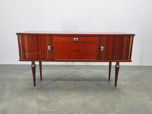 Italian Midcentury Sideboard 1950s High Gloss Cabinet Vintage