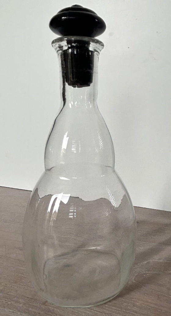 Art Deco Liqueur Decanter - W. J. Rozendaal - Maastricht – Glass & Decanter, Crystal (photo 2 of 5)