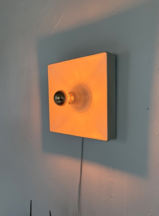 Vintage Space Age Wall Lamp, Sölken Leuchten '70 – wandlampen, Plastic, Metal (photo 2 of 12)