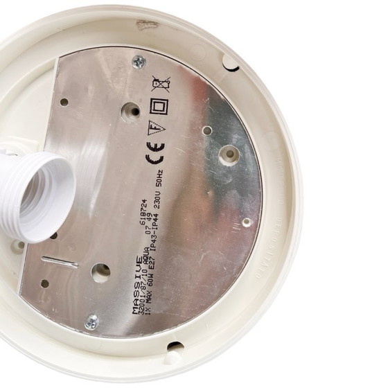 Image 1 of Modernist ceiling lamp, wall lamp, Massive, Belgium, 1990s.