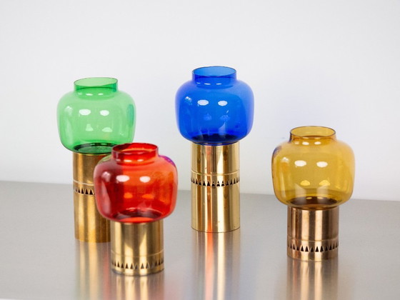 Image 1 of Zeer zeldzame set van 4 vintage kandelaars Lotta van Hans-Agne Jakobsson