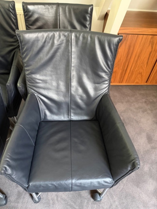 Montis Chaplin black dining chair 16 pieces
