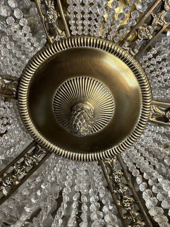 Image 1 of Pièce maîtresse : Lustre ancien original de style Empire français (vers 1800-1820) – État impeccable
