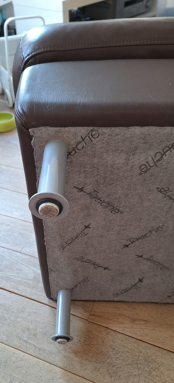 Image 1 of Chocolate brown pouf by Touché