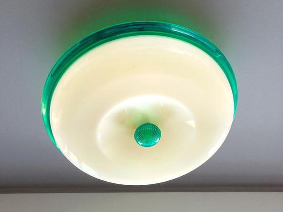 Image 1 of Plafonnier encastré surdimensionné et élégant de l'ère spatiale