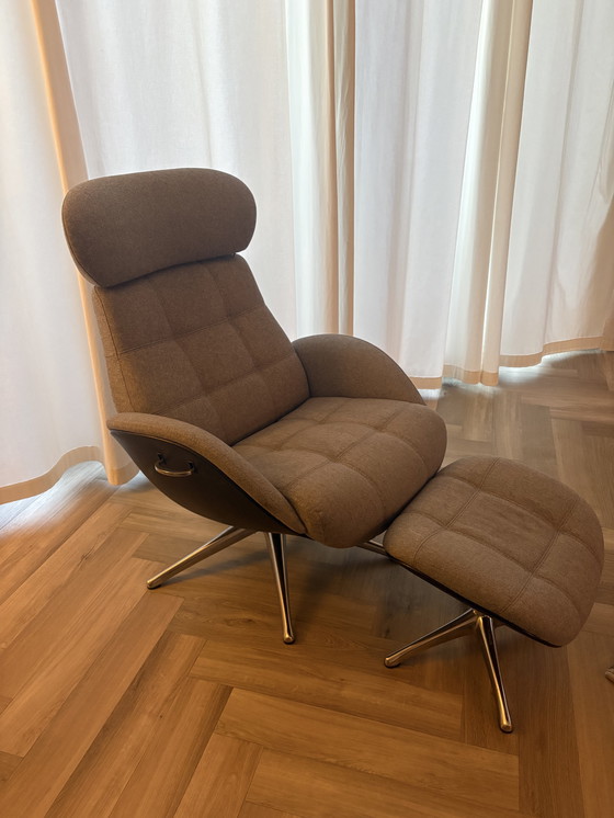 Image 1 of Luxuriöser Flexlux-Designersessel mit Fußhocker – verstellbar und ultimativer Komfort