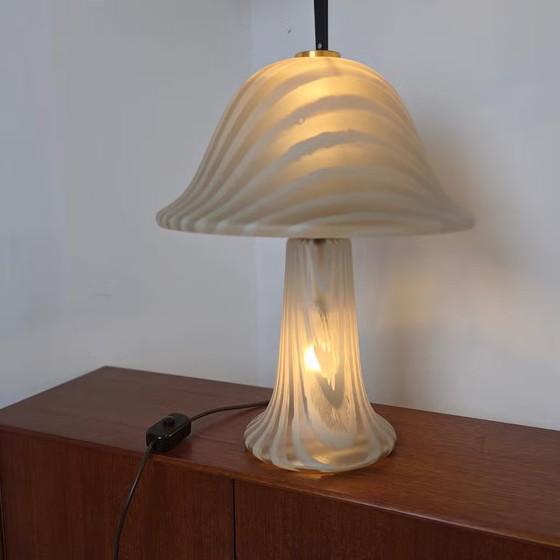 Peill & Putzler Murano Mushroom Table Lamp 70s – Murano Glass, Brass, Vintage (photo 14 of 16)