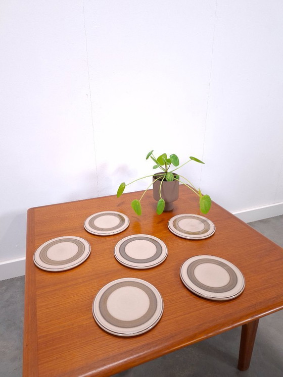Image 1 of Juego de platos de porcelana danesa para pasteles Copenhagen Porcelain B&G Stoneware 950