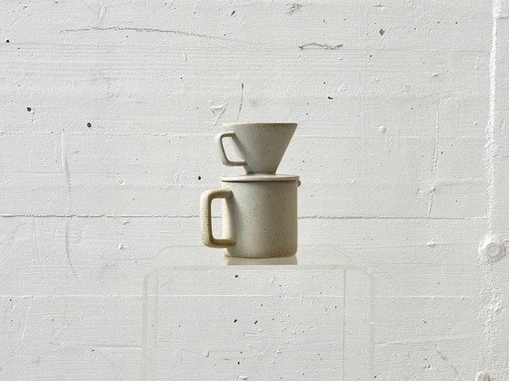 Image 1 of Keramische koffiezetter voor filterkoffie, jaren 1950