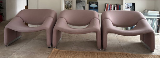 Pierre paulin set van 3x groovy chair