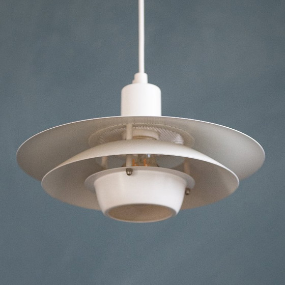 Image 1 of Deense Witte Jeka Metaltryk Viola Hanglamp