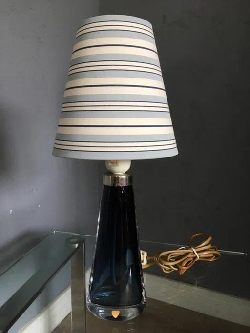 Lampe de table en verre Carl Fagerlund pour Orrefors RD 1566, années 1960