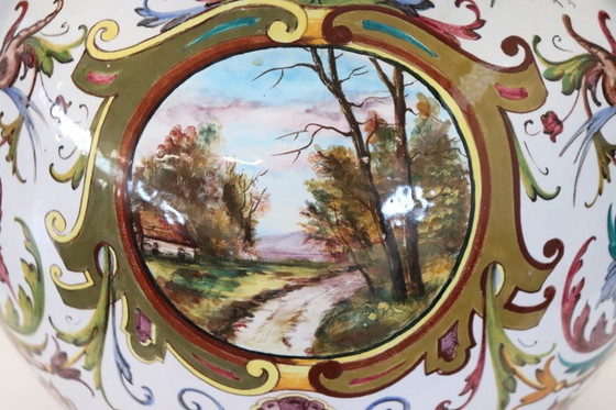 Image 1 of Italiaanse keramieken vaas van CACF FAENZA, 1950