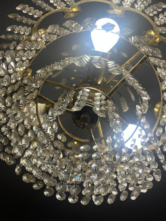 Lustre Swarovski, Cristal, Or, Blanc (photo 2 sur 6)