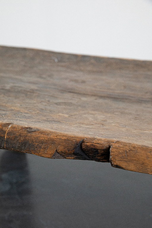 Antique Indonesian birth table – hand carved – one piece hardwood