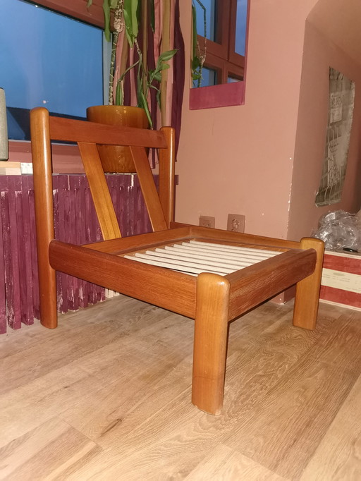 Vintage fauteuil teak