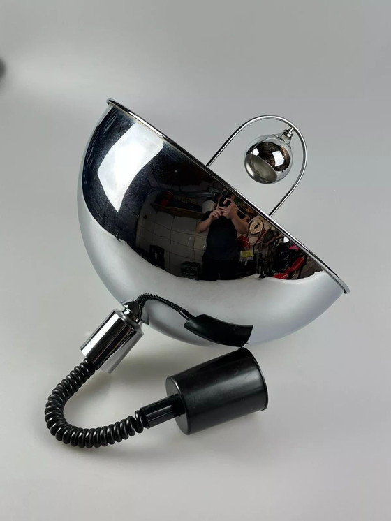 Image 1 of Lámpara de techo colgante Florian Schulz P58 de latón, años 60 y 70, Space Age