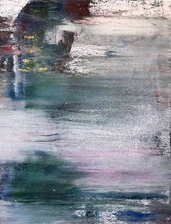 Original Acrylic Painting Abstract Expressionism Night Coolness – Paintings & Drawings, Canvas (photo 5 of 7)