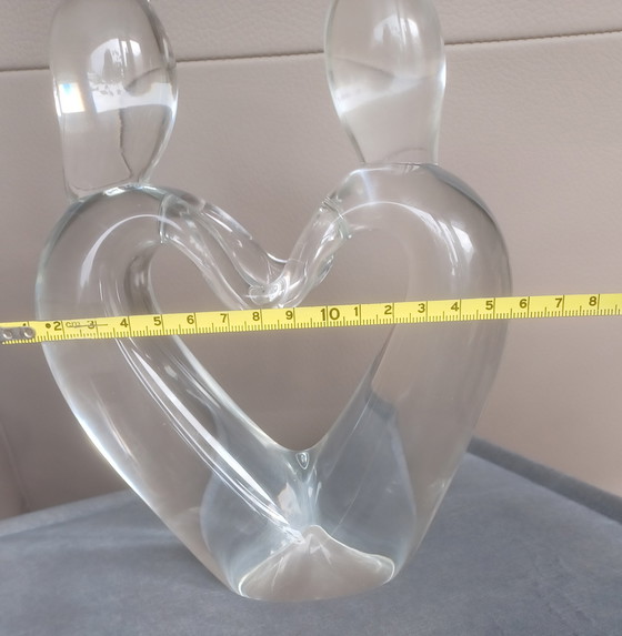 Image 1 of Henryk Rysz Kristallherzform Liebe Kunstglas Liebe