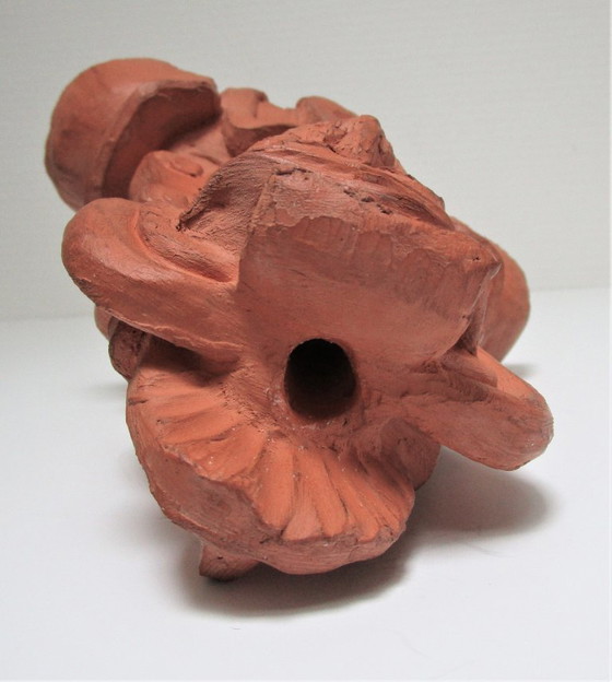 Image 1 of Amerindian face candlestick by Mario Frascaroli