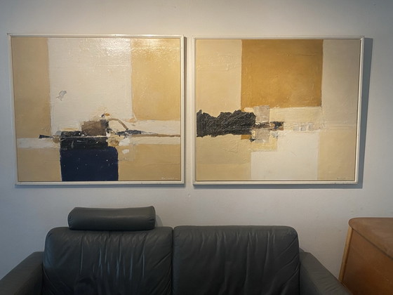 Dittico curato di Ron v/d Werf, Ton v/d Werf, Arte, Carta, Legno, Beige (foto 2 di 9)