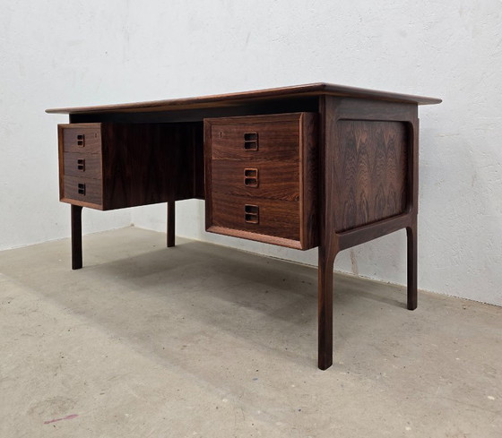 Image 1 of Rio rosewood desk by Erik Brouer for Brouer Møbelfabrik