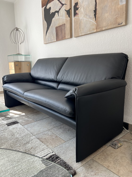 Image 1 of Leolux Bora-Beta Leder senso schwarz Sitzgruppe neuwertig