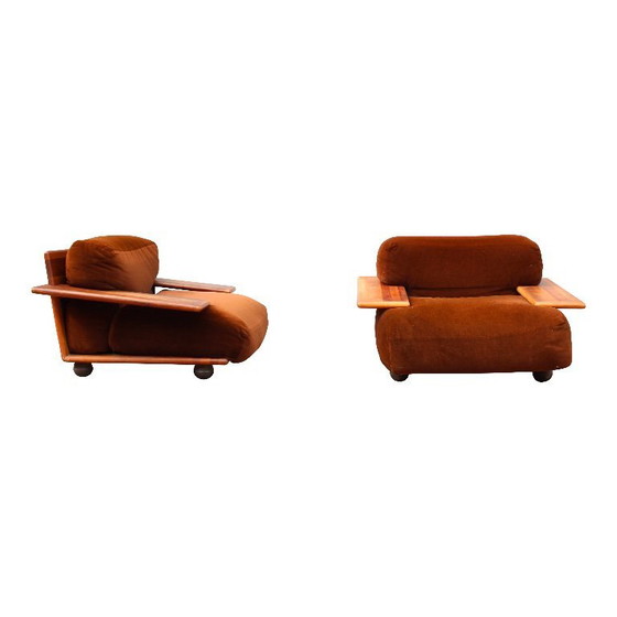 Image 1 of 2x poltrone pianura di mario bellini per cassina, italia, 1970s