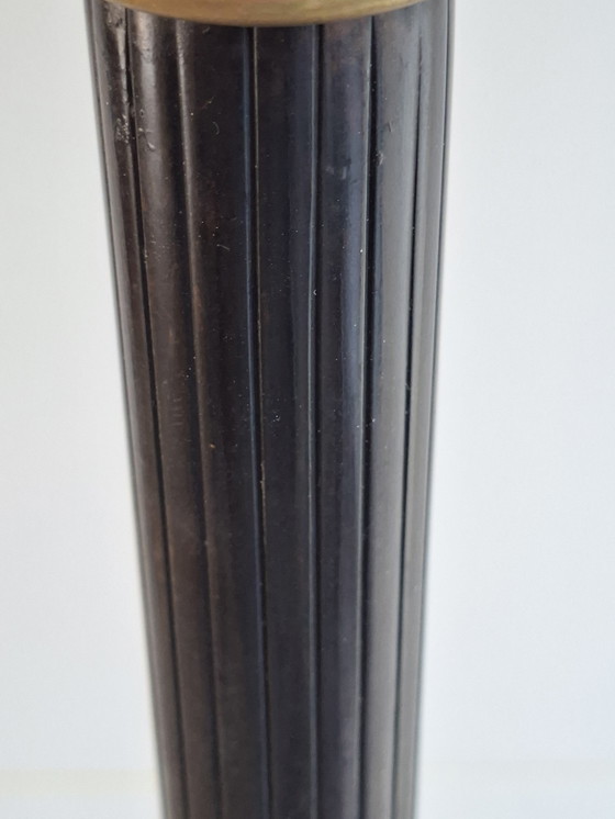 Image 1 of Old French floor lamp with beautiful solid brass details