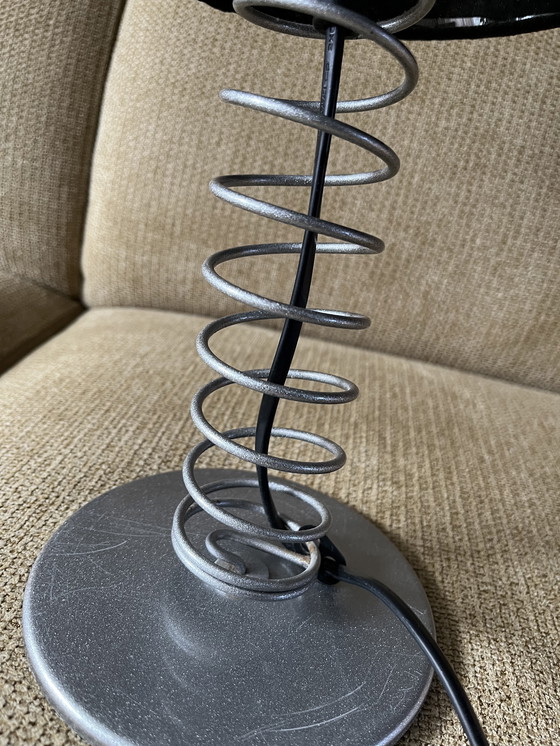 Image 1 of Vintage IKEA table lamp B9610 black shade