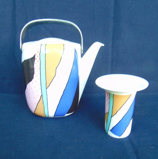 Vaso caffettiera e cucchiaio Timo Sarpaneva