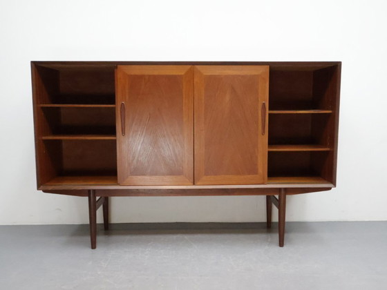 Image 1 of Grande parete attrezzata danese | Ante scorrevoli | Teak |