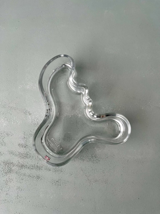 Image 1 of Bol Alvar Aalto en verre Ittala, finition transparente, design